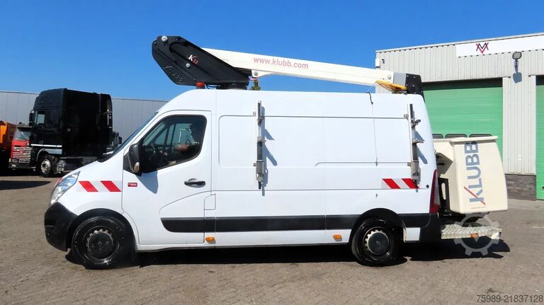 Πλατφόρμα ανύψωσης Renault Master 10,5 m, 3 SEATS, KLUBB, 3500 kg, euro6