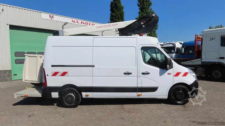 Πλατφόρμα ανύψωσης Renault Master 10,5 m, 3 SEATS, KLUBB, 3500 kg, euro6