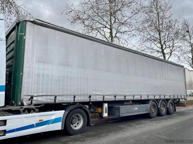 Lonas deslizantes Fruehauf SAF,  pallet box, sliding  roof