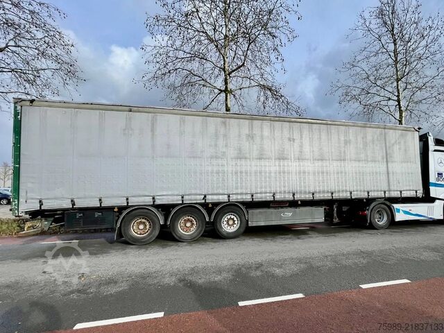 Lonas deslizantes Fruehauf SAF,  pallet box, sliding  roof