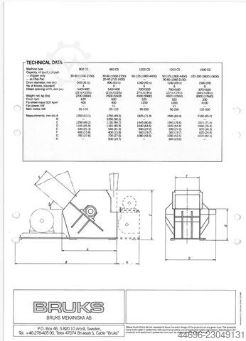  Bruks Bruks 803 CS