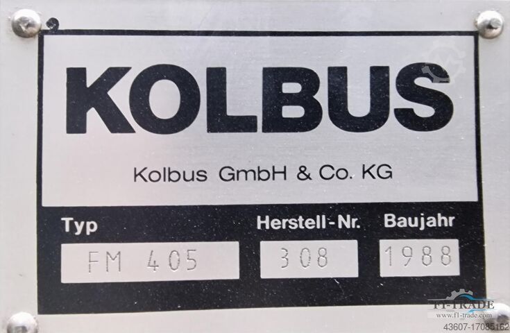 Knijpen en slaan Kolbus FM 405