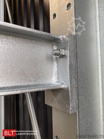 Cantilever rack ca. 4,02 lfm. Kragarmregal H: 300 cm T: 137 cm , 500 Kg/Arm , 4 Lagerebenen