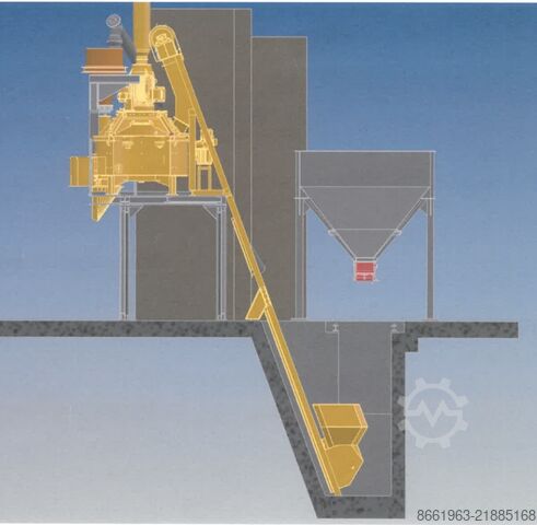 Stationäre Betonmischanlage Pemat Planetenmischer Anlage PMPR 500