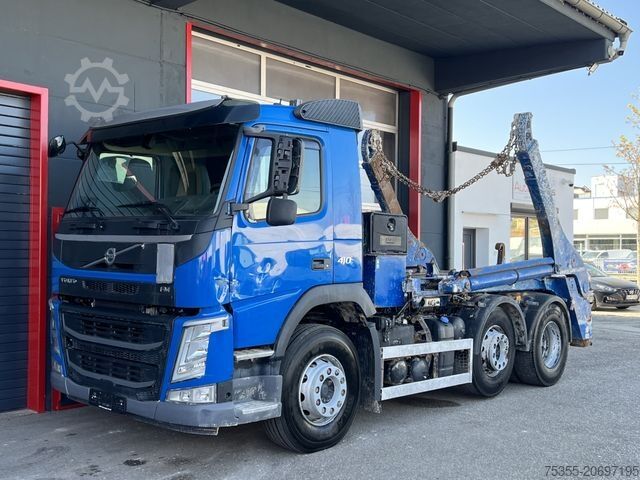 Skip truck VOLVO FM 410 6X2 Gergen TAK VL Adonis 2.Achs Lenk+Lift