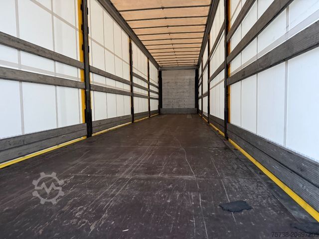 Semirimorchio con telone SCHMITZ CARGOBULL SCS24 MEGATRAILER/LUFT-LIFT/Hubdach/2xLIFT-ACHSE