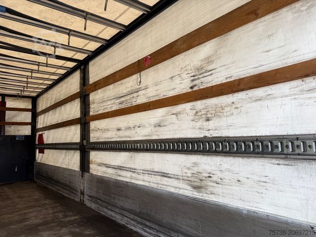 Flatbed truck with tarp MERCEDES-BENZ Atego 1524 L Pritsche+Plane+LBW/Klima