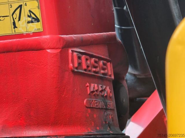 Swap chassis trailer WECON AWD 218 * 2X VORHANDEN * FASSI KRAN * REMOTE