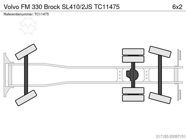 Volvo FM 330 Brock SL410/2JS TC11475 Volvo FM 330 Brock SL410/2JS