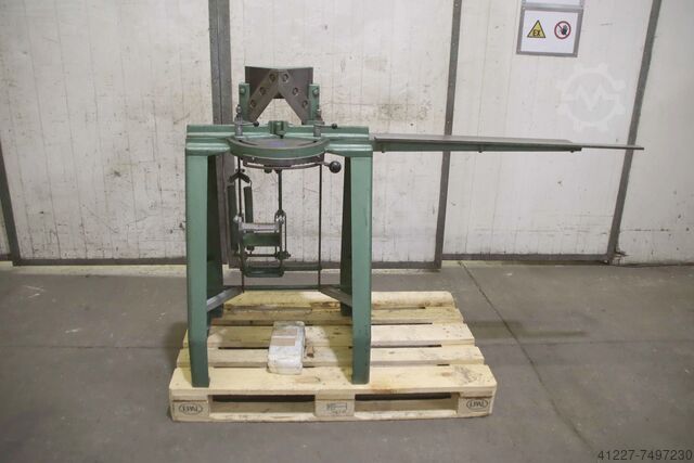 Muntin- og mitra-stempel Rammefabriken Gehrungsstanze