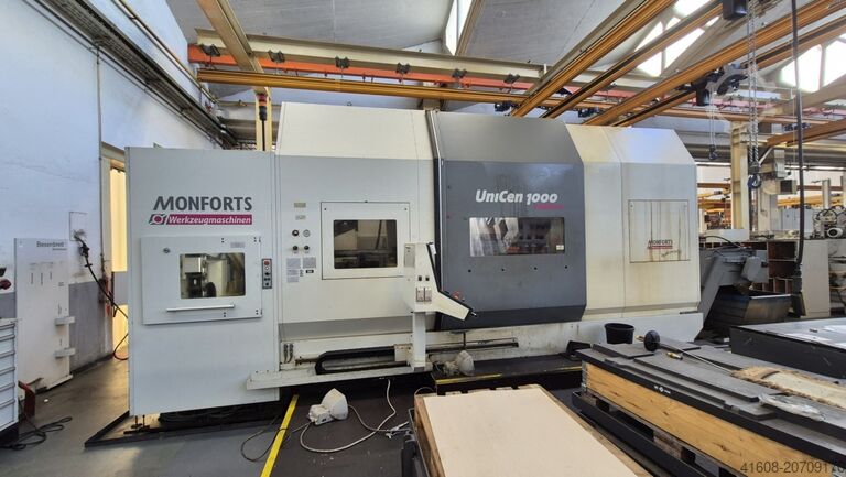 CNC-svarv- och fräscenter MONFORTS UniCen 1000 MultiTurn