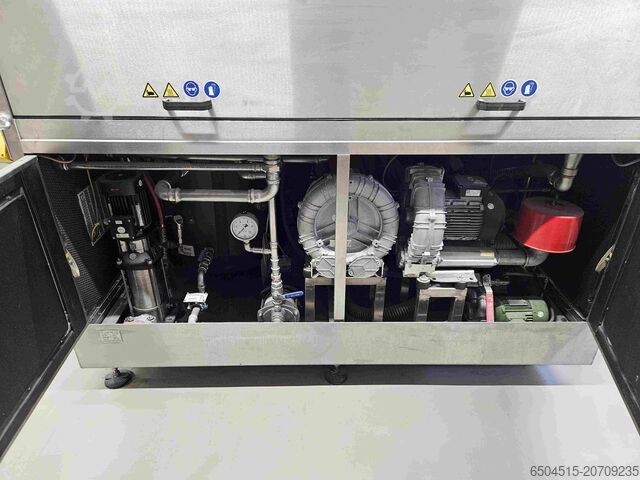 Affedtningsmaskine på vandbasis  