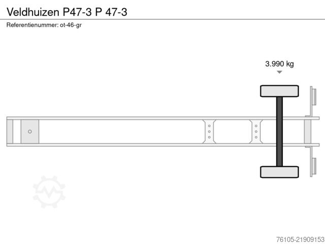 Semirimorchi BE Veldhuizen P47-3 P 47-3