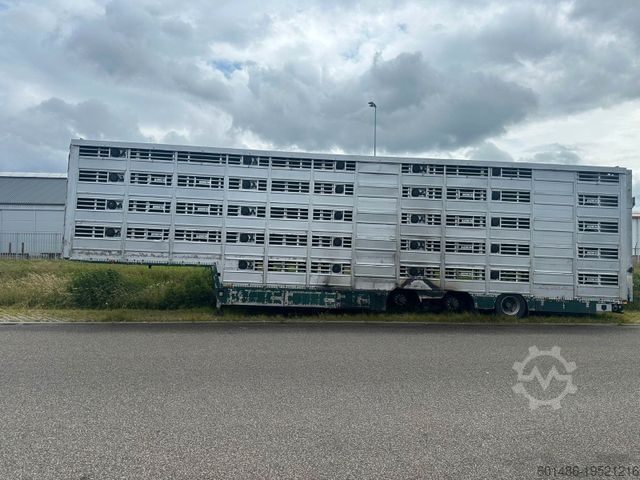 Ημιρυμουλκούμενο μεταφοράς ζώων PEZZIOLI SBA 31 Tiertransporter