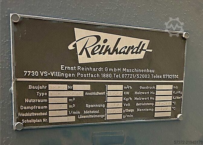 Powder Coating Plant Ernst Reinhardt LTV 150/S