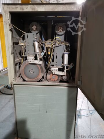 Τριβείο διπλής ταινίας με κύλινδρο και τακάκι 1100 mm/λεπτό Sandingmaster CSB2 1100m/m wideTwin Belt Sander