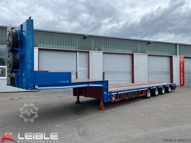Ημιρυμουλκούμενο χαμηλής φόρτωσης MEUSBURGER MTS-4*48t Tieflader*3+4.Lenkachse*Ladehöhe 0,87