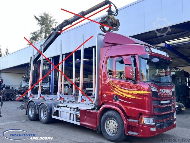 Chasis con cabina Scania R650 V8 NGS 6x4, Retarder