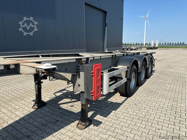 Transporte de contenedores Van Hool 20FT/30FT ADR CHASSIS / galvanized / BPW DRUM /...