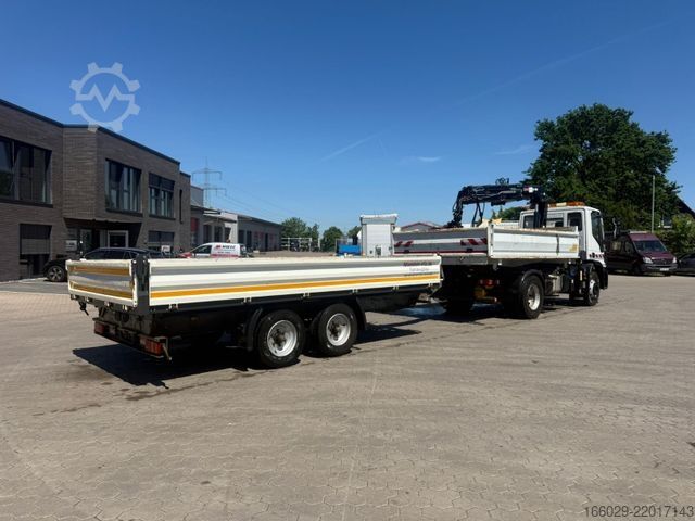 Wywrotka IVECO 140E250 Kipper mit HIAB Kran möglich mitAnhänger