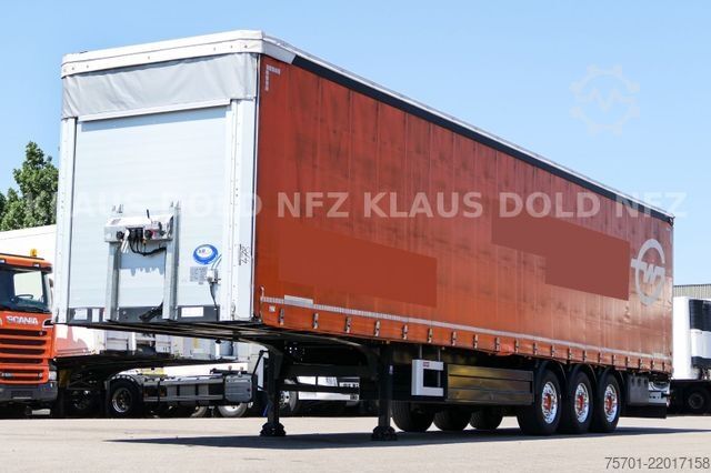 Naczepa otwarta z plandeką SCHWARZMÜLLER SPA 3/E Pritsche safety-roof Edscha Liftachse