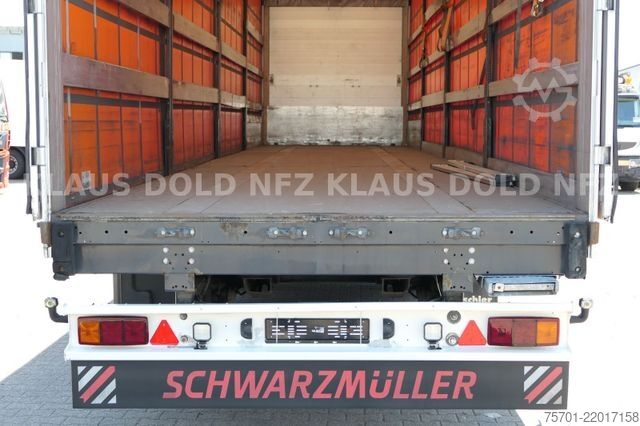 Otvorena poluprikolica sa ceradom SCHWARZMÜLLER SPA 3/E Pritsche safety-roof Edscha Liftachse