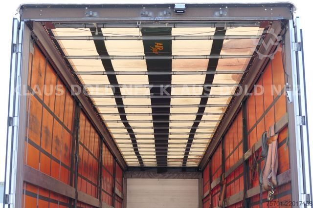 Nyitott ponyvás félpótkocsi SCHWARZMÜLLER SPA 3/E Pritsche safety-roof Edscha Liftachse