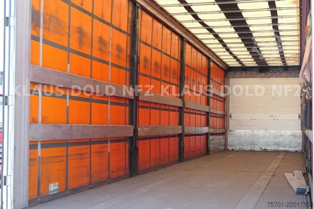 Nyitott ponyvás félpótkocsi SCHWARZMÜLLER SPA 3/E Pritsche safety-roof Edscha Liftachse