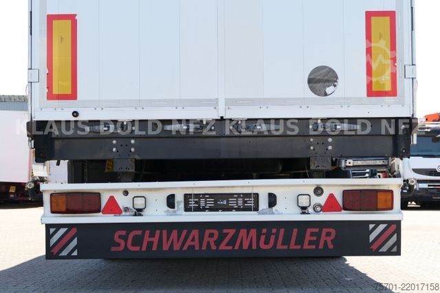 Nyitott ponyvás félpótkocsi SCHWARZMÜLLER SPA 3/E Pritsche safety-roof Edscha Liftachse