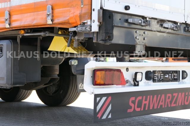 Nyitott ponyvás félpótkocsi SCHWARZMÜLLER SPA 3/E Pritsche safety-roof Edscha Liftachse