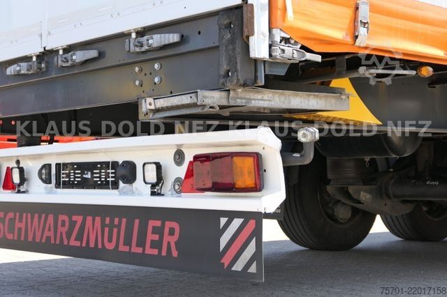 Nyitott ponyvás félpótkocsi SCHWARZMÜLLER SPA 3/E Pritsche safety-roof Edscha Liftachse