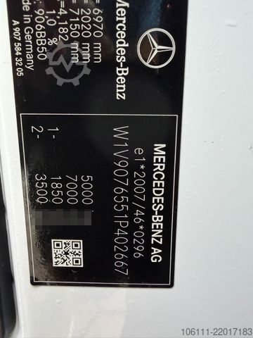 Dodávka MERCEDES-BENZ Sprinter 516 CDI Kasten Hochdach