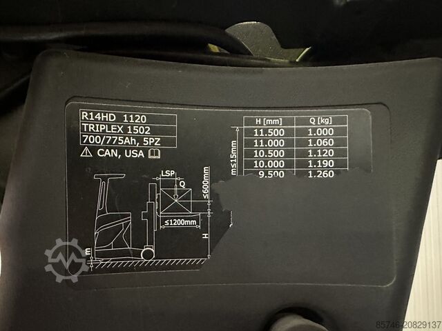 R 14 HD * Triplex FFL!! LINDE R 14 HD  * Triplex FFL !!