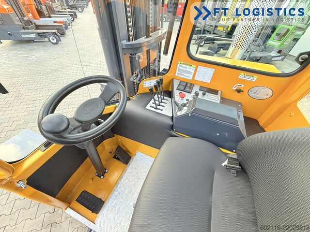 Carrello elevatore a 4 direzioni Combilift C5000XL GAS TRIPLEX 5550 FREE-LIFT CABIN