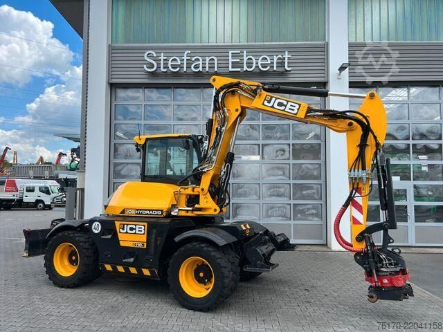 Excavator pe roți JCB Hydradig 110W / Pratzen / nur 1.242h / Rototilt