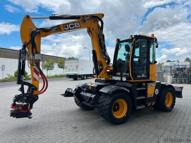 Excavator pe roți JCB Hydradig 110W / Pratzen / nur 1.242h / Rototilt