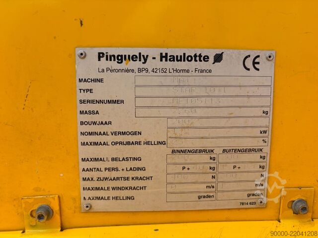 Kloubová teleskopická pracovní plošina Haulotte Star 10 electric 10m workingheight