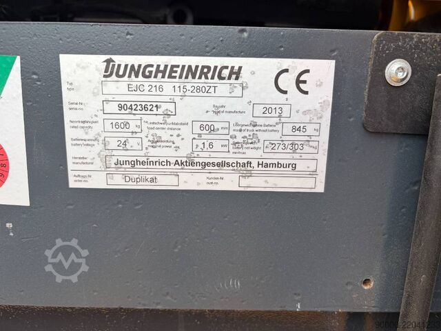 Vysokozdvižný vozík Jungheinrich EJC 216