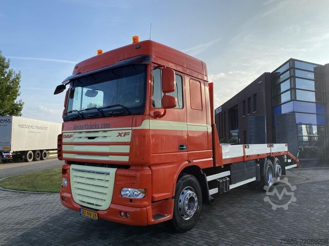 Platforma za učitavanje DAF XF105.410 Platform / Machine Transporter / NL