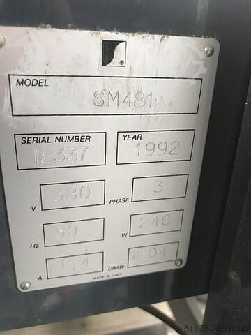 Linea di imballaggio per lettini o simili con larghezza massima mm. 850