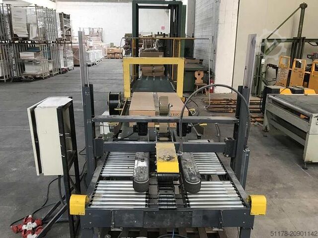 Linea di imballaggio per lettini o simili con larghezza massima mm. 850