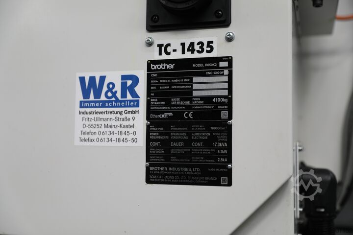 Centro di lavoro verticale Brother Speedio R650X2