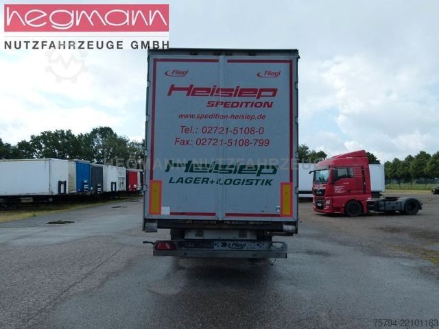 Semi-remorque bâchée FLIEGL SDS 390, BPW-Scheibenbremse, Liftachse, Coil, DE