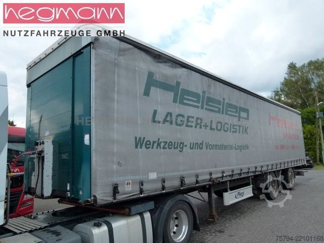 Semi-remorque bâchée FLIEGL SDS 390, BPW-Scheibenbremse, Liftachse, Coil, DE
