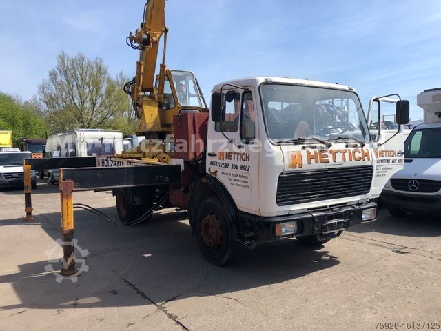 Kamyon üzerine monteli vinç MERCEDES-BENZ 1619 Kranwagen Pritsche *MKG Kran*