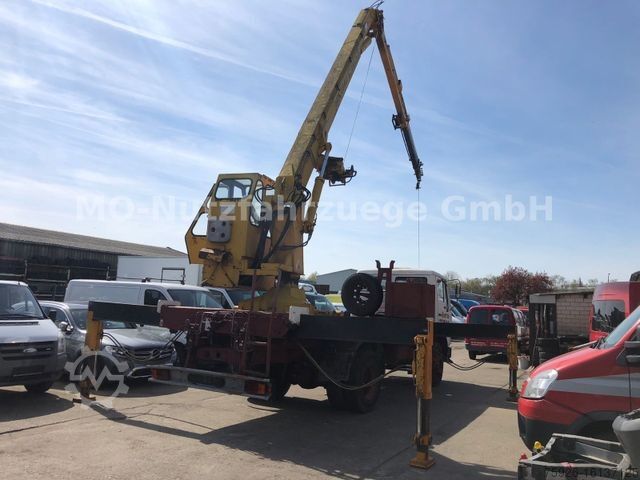 Kamyon üzerine monteli vinç MERCEDES-BENZ 1619 Kranwagen Pritsche *MKG Kran*