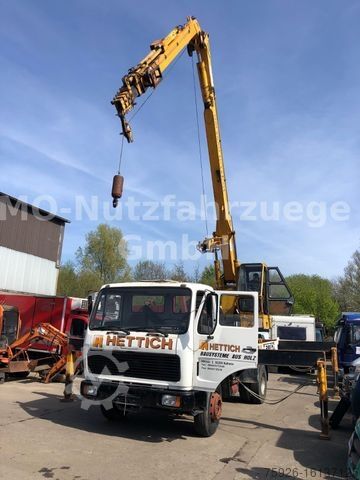 Kamyon üzerine monteli vinç MERCEDES-BENZ 1619 Kranwagen Pritsche *MKG Kran*