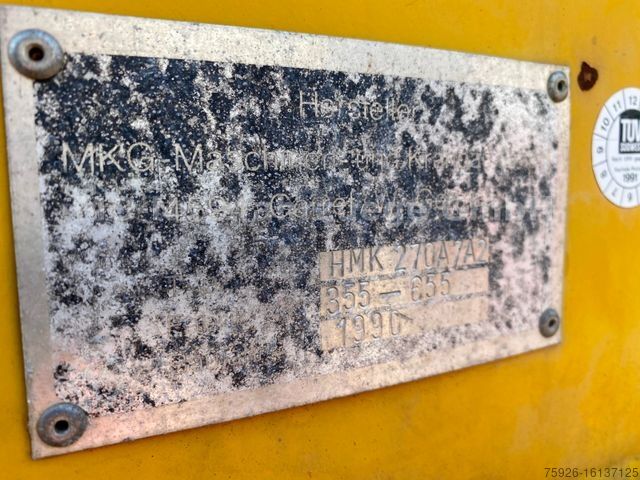 Kamyon üzerine monteli vinç MERCEDES-BENZ 1619 Kranwagen Pritsche *MKG Kran*