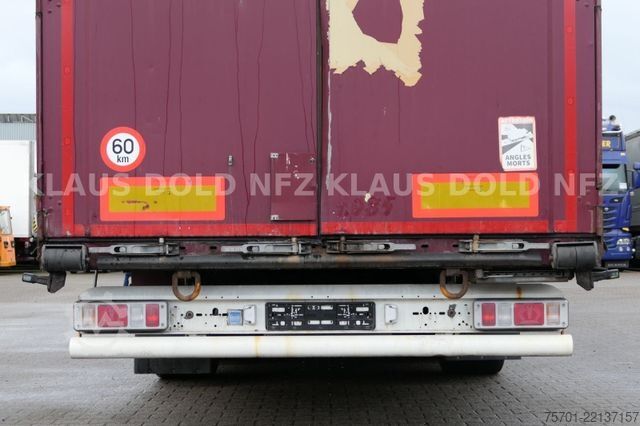 Brandalı açık yarı römork KRONE SD Pritsche Plane XL MegaLiner Edscha Bordwände
