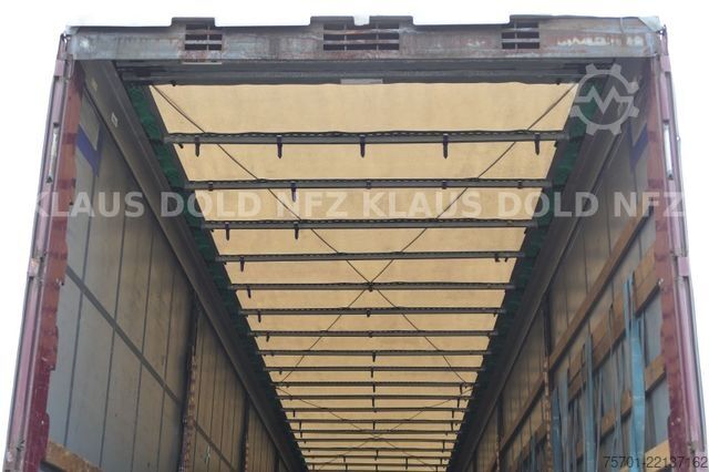 Brandalı açık yarı römork KRONE SD Pritsche Plane XL MegaLiner Edscha Bordwände